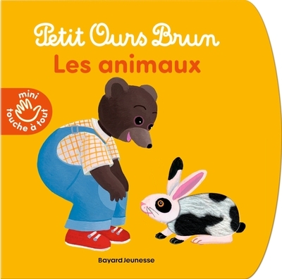 Petit ours brun - les animaux - livre à toucher - dès 1 an - Image principale