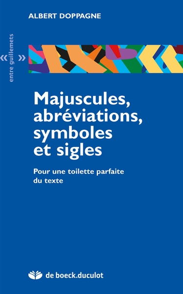 Majuscules, abréviations, symboles et sigles - Image principale