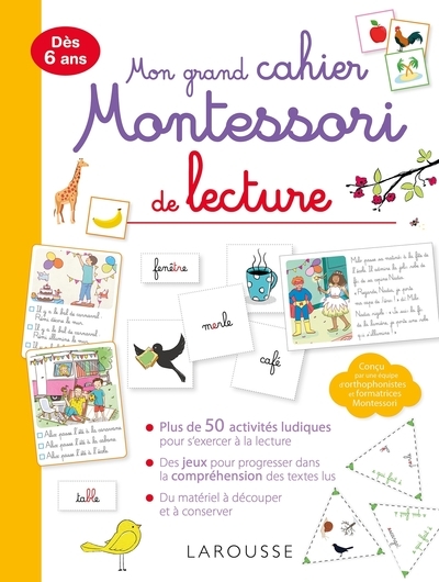 Mon grand cahier montessori de lecture - Image principale