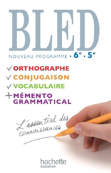 Bled 6e/5e - livre élève - edition 2009 - Image principale