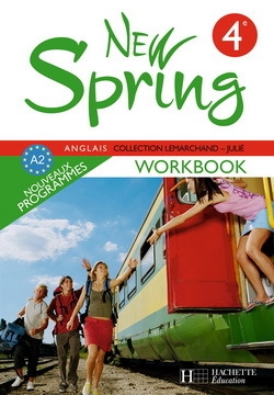New spring 4e lv1 - anglais - workbook - edition 2008 - Image principale