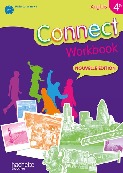 Connect 4e / palier 2 année 1 - anglais - workbook - edition 2011 - Image principale