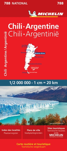 Carte nationale chili argentine/chili, argentinië - Image principale