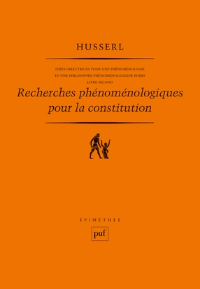 Recherches phénoménologiques pour la constitution. livre second - Image principale