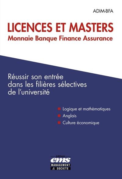 Licences et masters monnaie banque finance assurance - Image principale
