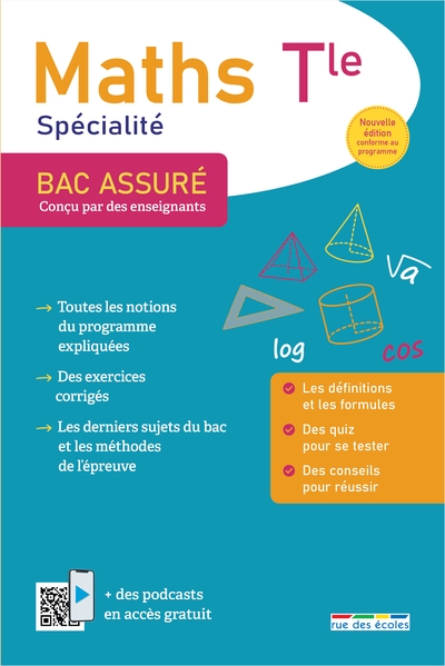 Bac assuré - maths spécialité terminale - Image principale