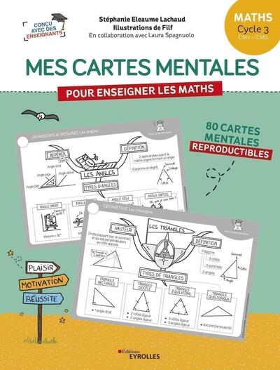 Mes cartes mentales pour enseigner les maths - cycle 3 : cm1, cm2 - Image principale
