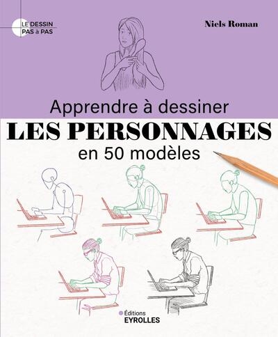 Apprendre à dessiner les personnages en 50 modèles - Image principale