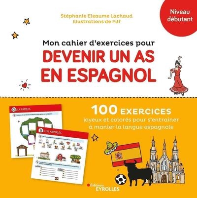 Mon cahier d'exercices pour devenir un as en espagnol - Image principale