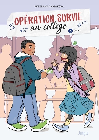 Opération survie au collège - tome 3 crush - Image principale
