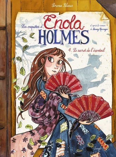 Les enquêtes d'enola holmes - tome 4 le secret de de l'éventail - Image principale