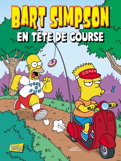 Bart simpson - tome 14 en tête de course - Image principale