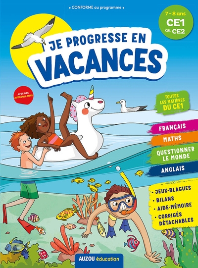 Auzou vacances - du ce1 au ce2 - Image principale