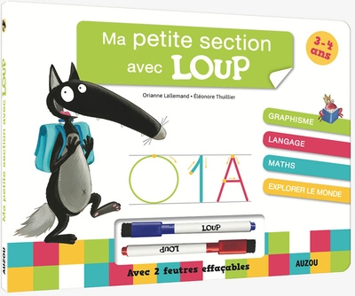 Mon livre ardoise loup - ma petite section avec loup - Image principale