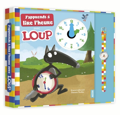 J'apprends à lire l'heure avec loup - Image principale