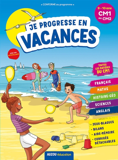 Auzou vacances - du cm1 au cm2 - Image principale