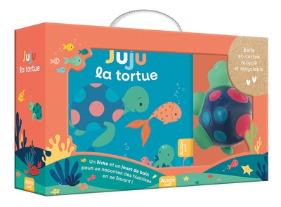Mon premier livre de bain - juju la tortue (valisette carton) - Image principale
