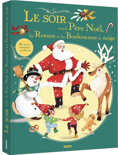 Le soir avec le père noël, les rennes et les bonshommes de neige - Image principale