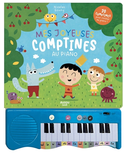 Mon livre piano - mes joyeuses comptines au piano - Image principale