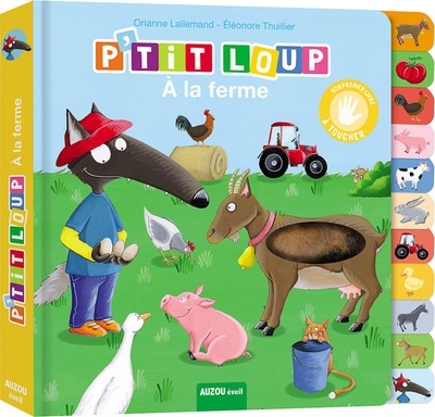 P'tit loup mon premier livre à toucher p'tit loup - la ferme - Image principale