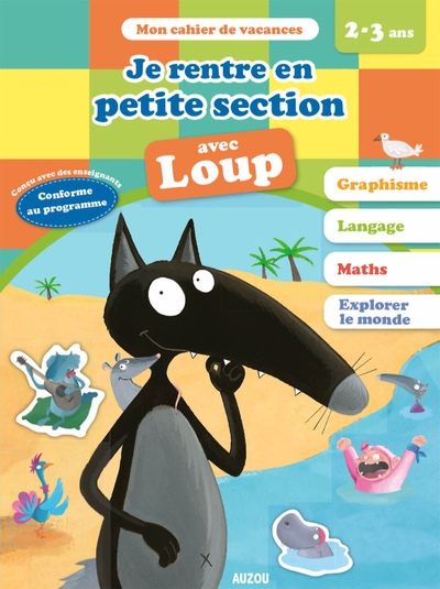 Je rentre en ps avec loup ned - mon cahier de vacances - Image principale