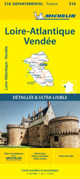Carte départementale loire-atlantique, vendée - Image principale