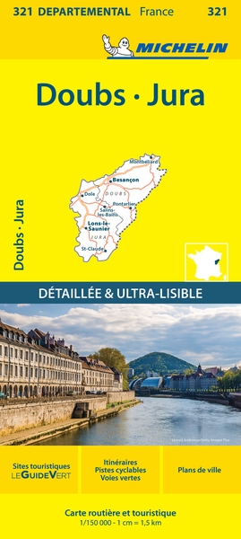 Carte départementale doubs, jura - Image principale