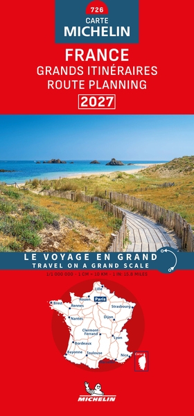 Carte nationale france - grands itinéraires 2027 - Image principale