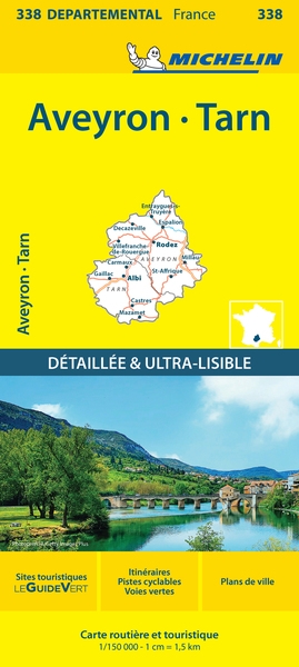 Carte départementale aveyron, tarn - Image principale