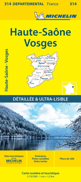 Carte départementale haute-saône, vosges - Image principale