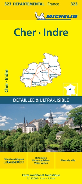 Carte départementale cher, indre - Image principale