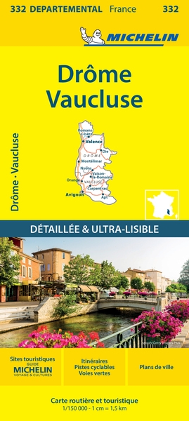 Carte départementale drôme, vaucluse - Image principale