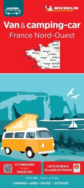Carte nationale van & camping-car - france nord-ouest - Image principale