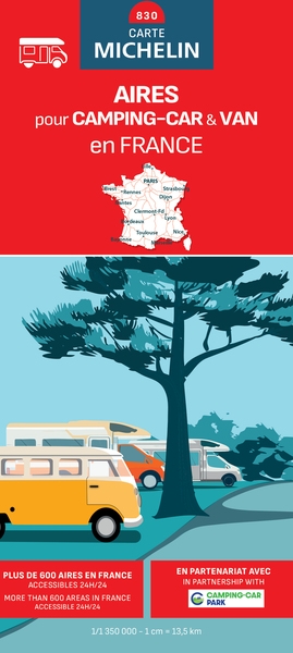 Carte nationale aires pour camping-car & van en france - Image principale