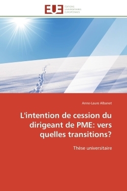 L'intention de cession du dirigeant de pme: vers quelles transitions? - Image principale