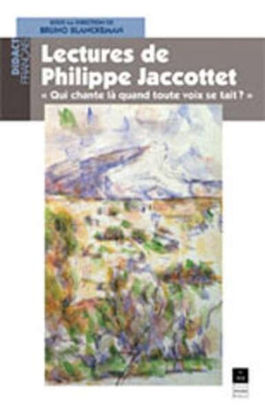 Lectures de jacottet - Image principale