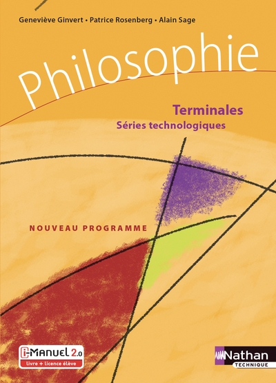 Philosophie term séries technologiques - livre + licence élève - 2020 - Image principale