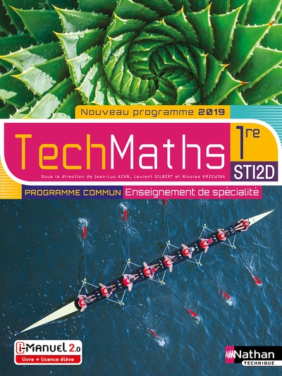 Techmaths 1ere sti2d - enseignement commun et de spécialité - livre + licence élève - Image principale
