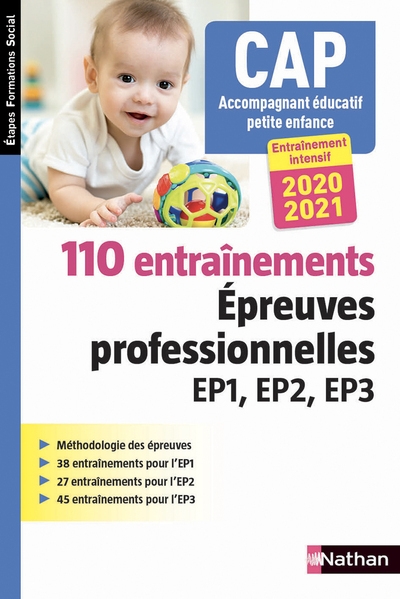 110 entraînements - epreuves prof. ep1 ep2 ep3 - cap accompagnant éducatif petite enfance (efs) - Image principale