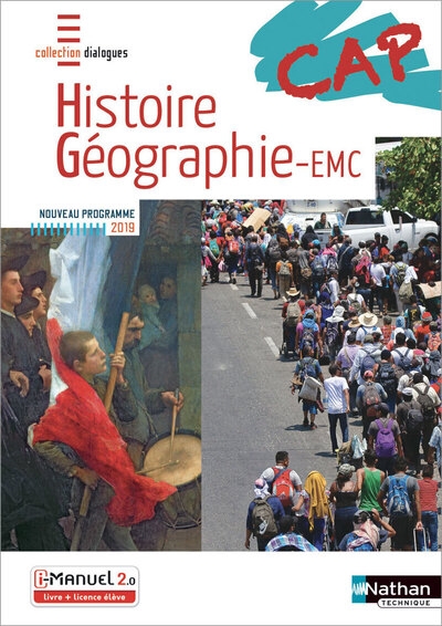 Histoire-géographie emc - cap (dialogues) livre + licence élève 2019 - Image principale