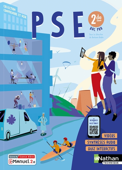 Prévention santé environnement - 2e bac pro - livre + licence élève 2022 - Image principale