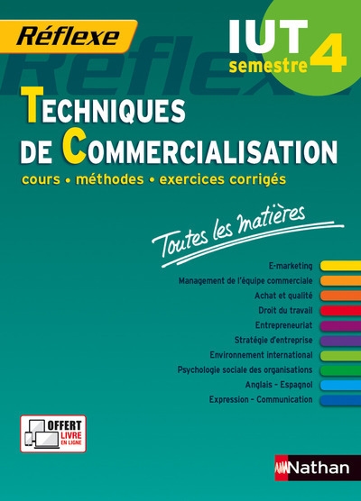 Toutes les matières iut techniques de commercialisation - semestre 4 réflexe iut - Image principale