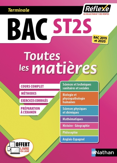 Sciences et technologies de la santé et du social terminale bac st2s (toutes matières réflexe n5) 18 - Image principale