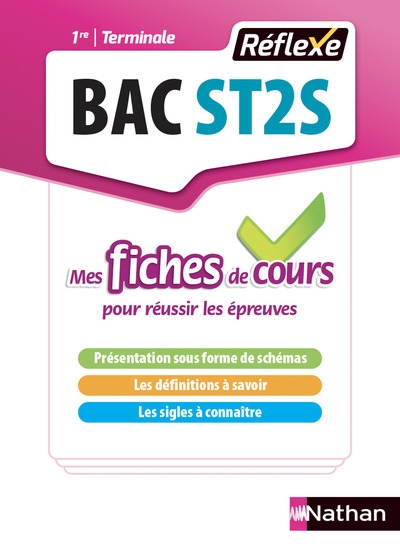 Sciences et techniques sanitaires et sociales 1ère/term st2s (mes fiches de cours-réflexe n°2) 2018 - Image principale