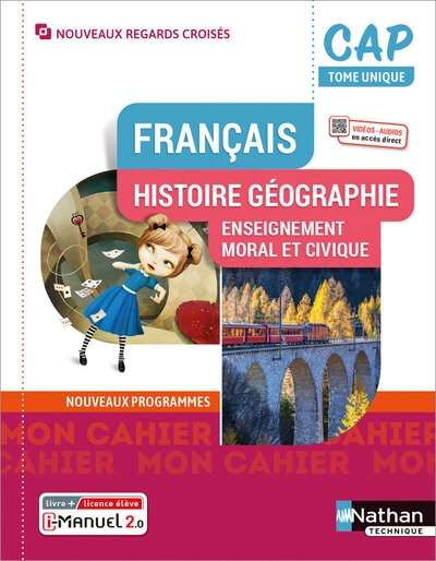 Français histoire géographie cap regards croisés - livre + licence élève - 2022 - Image principale