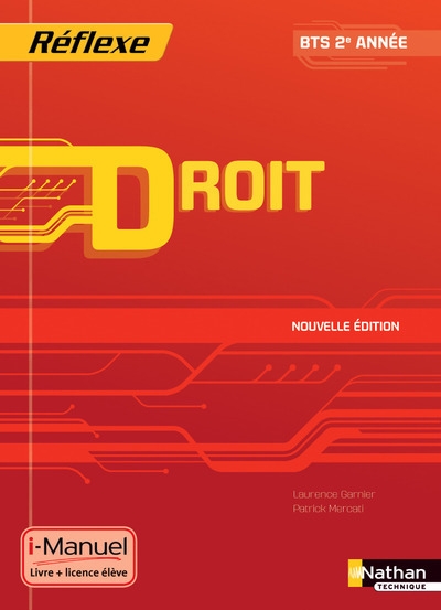 Droit bts 2e année pochette réflexe bts i-manuel bi-média - Image principale