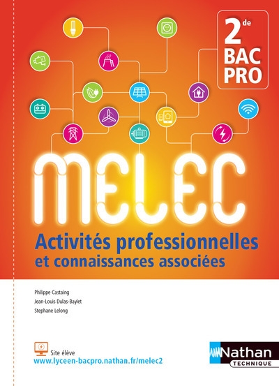 Activités professionnelles et connaissances associées 2de bac pro melec 2017 - elève - Image principale