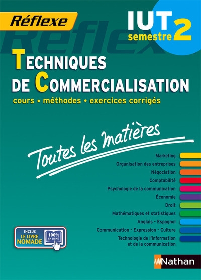 Toutes les matières iut techniques de commercialisation - semestre 2 réflexe iut - Image principale