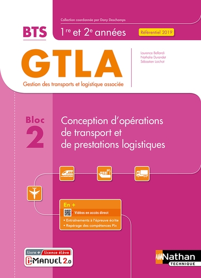 Conception d'opérations de transport et de prestations logistiques livre + licence élève - 2021 - Image principale