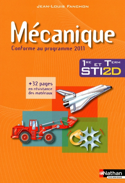Mécanique - 1re et tle sti2d livre de l'élève - Image principale